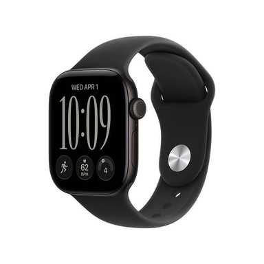 Apple Watch Series 12 GPS 42mm Black Aluminium Case with Black Sport Band MJEC4 M/L