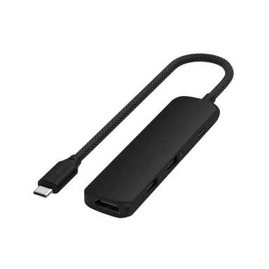 Satechi 4-in-1 USB-C Slim Multiport Adapter 4K ST-P4SK Black