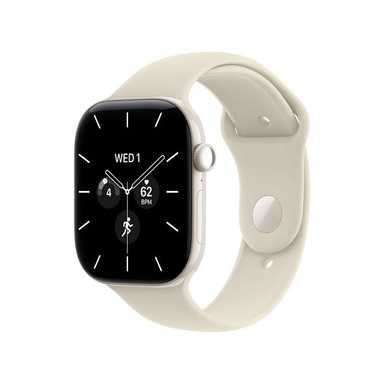 Apple Watch Series 12 GPS 46mm Pearl White Ceramic Case with Sand Sport Band
