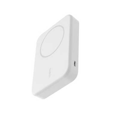 Belkin Magnetic Wireless Power Bank Qi2 15W 8000mAh With Stand BPD007BTWH White