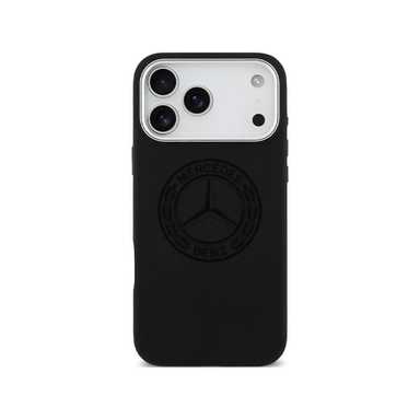 Mercedes-Benz HC Magsafe Leathe HC Magsafe Silicone Vintage Logo Iphone 17 Pro Max MEHMP17X25LSOVILK Black