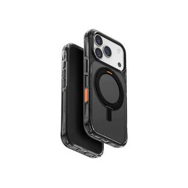 Uniq Hybrid Swivix 360 Rotation Kickstand Apple iPhone 17 Pro Carbon Black