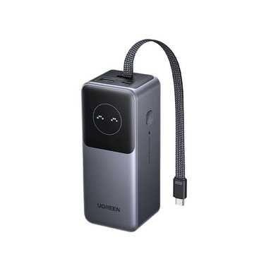 Ugreen Nexode 20000mAh Type-C USB Power Bank With Built-in Cable 55365B Grey