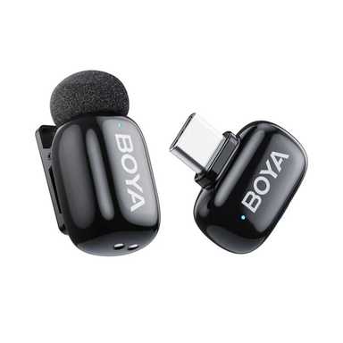 BOYA Mini 17 Ultracompact 2.4GHz Wireless Microphone System Black