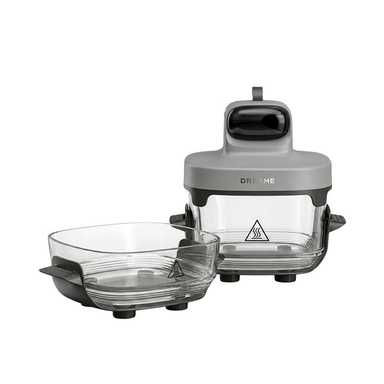 Dreame Tasti 5-1 Portable Glass Air Fryer Grey