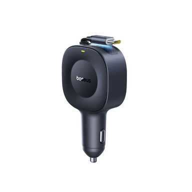 Baseus PrimeTrip VR2 Car Charger with Retractable Cable C+C 30W C0206400 Cosmic Black