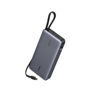 Ugreen Nexode 25000mAh Type-C USB Power Bank With Built-in Type-C Cable 55995B Grey