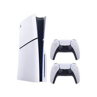 Sony PlayStation PS5 Slim 1TB With 2 Controllers EU White