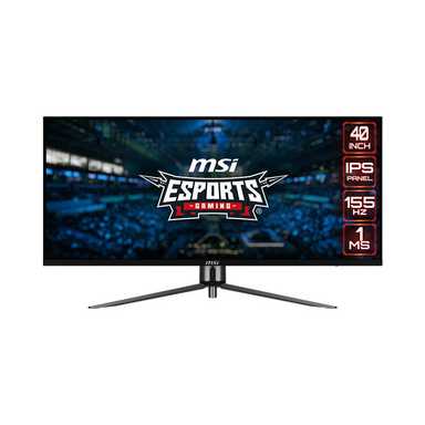 MSI Gaming Monitor 40 MAG401QR 9S6-3EA54H-005 Black