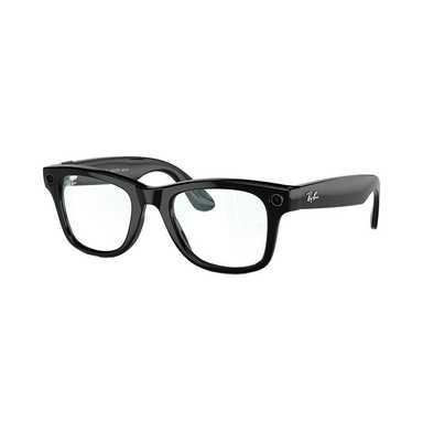 RayBan Meta WayFarer RW4008 Shiny Black/Clear
