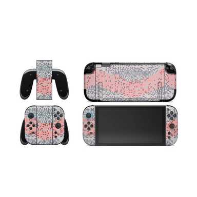 DOBE Switch 2 Fun Console Stickers TNS-5192 Pink/Blue