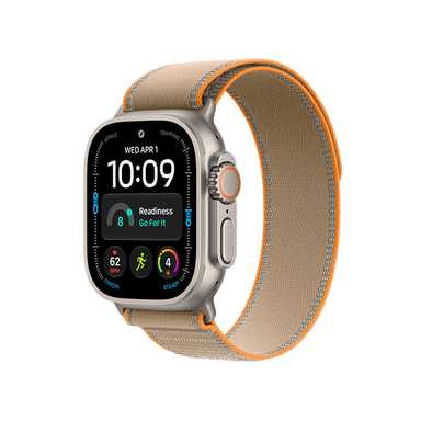 Apple Watch Ultra 4 GPS 49mm Natural Titanium Case with Sand Trail Loop