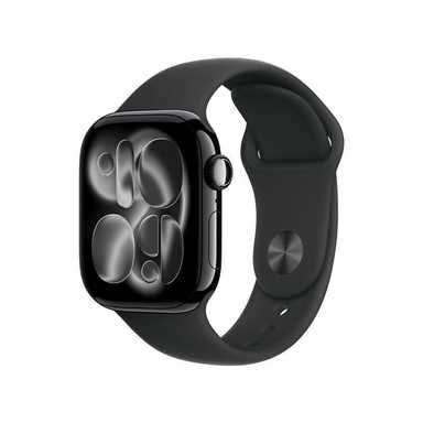 Apple Watch Series 11 GPS 42mm Jet Black Aluminium Case With Black Sport Band MEQT4 S/M