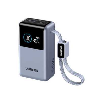 Ugreen Nexode Pro 10000mAh Type-C USB Power Bank With Built-in Type-C Cable 75701B