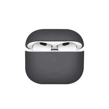 Uniq Lino Hybrid Liquid Silicon Airpods 3Rd Gen Case Grey