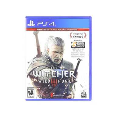 The Witcher 3 Wild Hunt Game for PS4