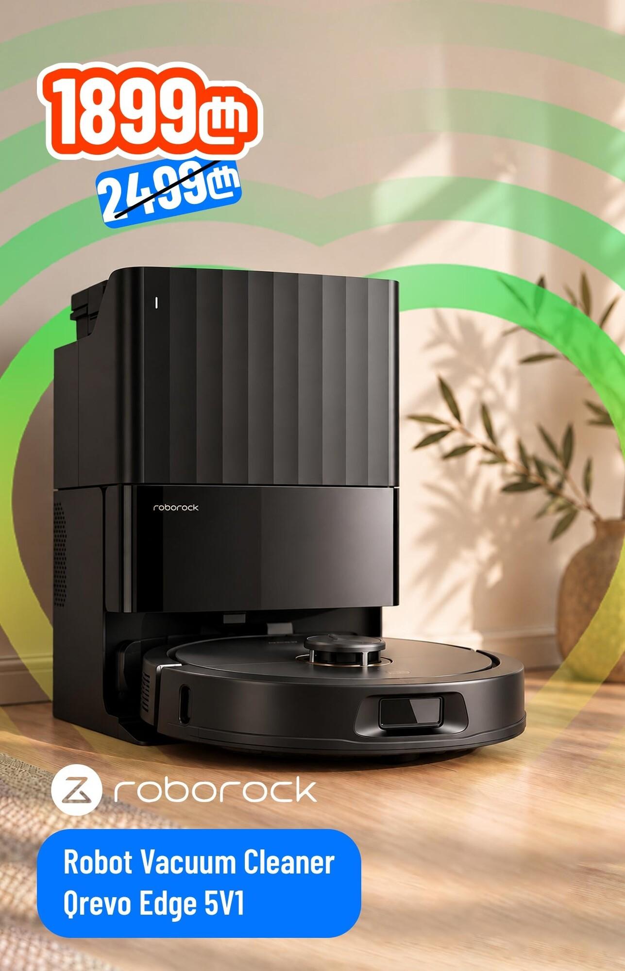 Roborock Robot Vacuum Cleaner Qrevo Edge 5V1
