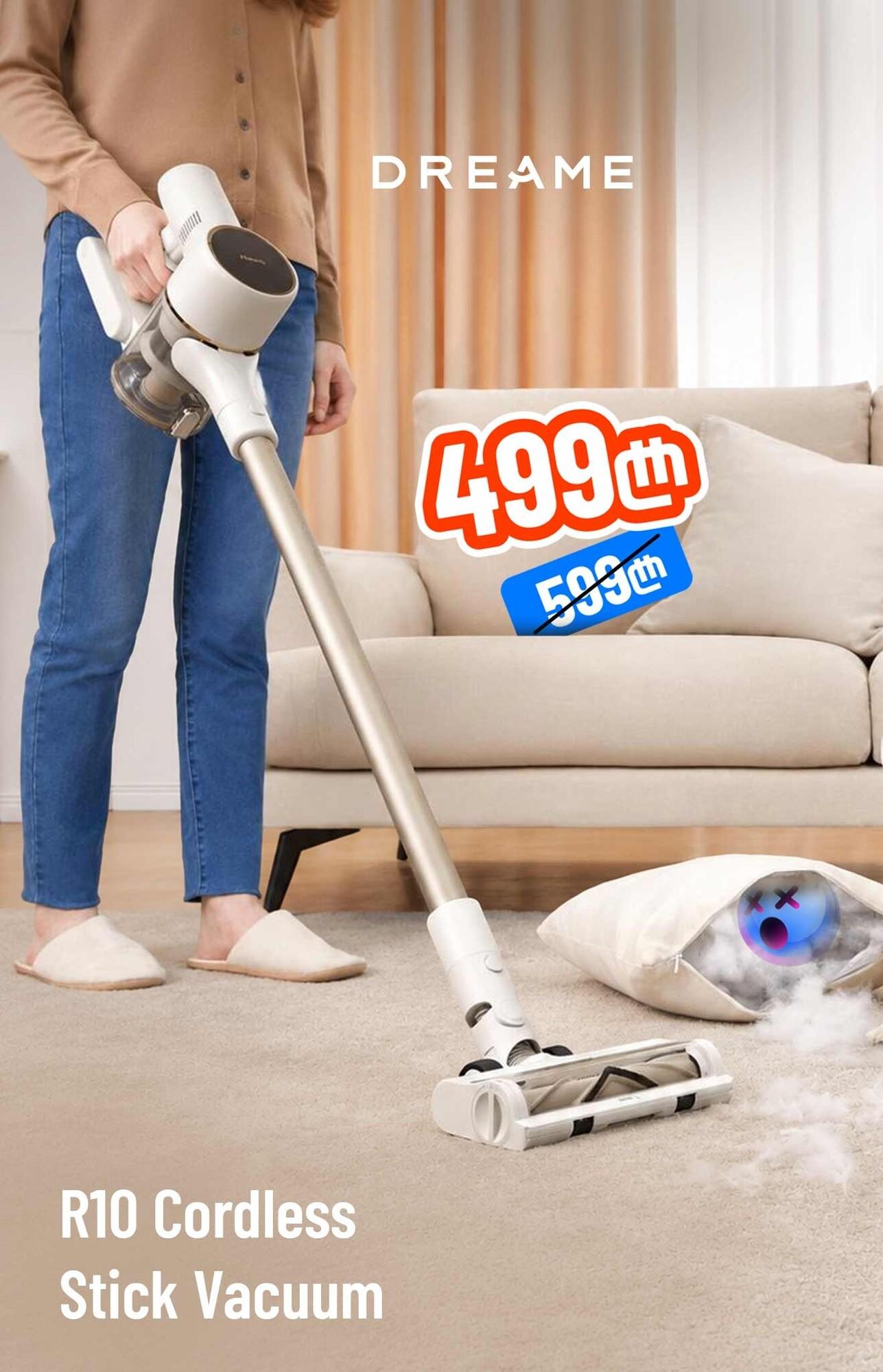 Dreame R10 Cordless Stick Vacuum White