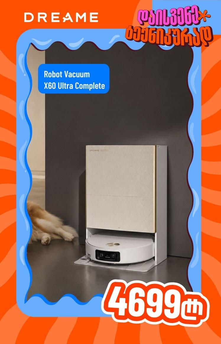 Dreame Robot Vacuum X60 Ultra Complete